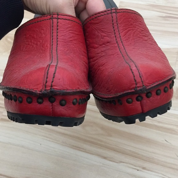 Miu Miu embossed leather western mules clogs with studs - Picture 6 of 6